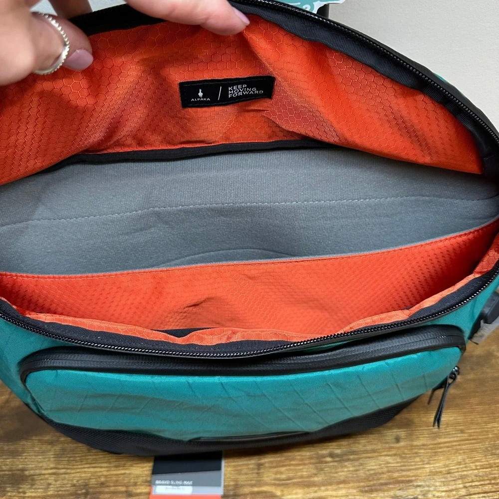 NEW Alpaka Bravo Sling Max V2 Cadmium Green X-Pac VX21 Tech Laptop Bag